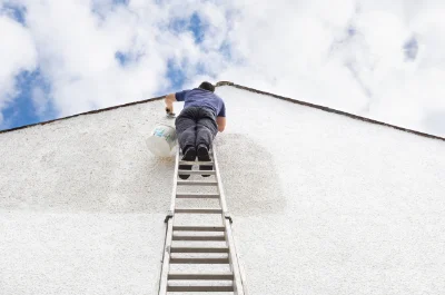 Peinture extérieure au Ferré — façades et ravalement